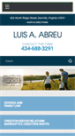 Mobile Screenshot of luisabreulaw.com